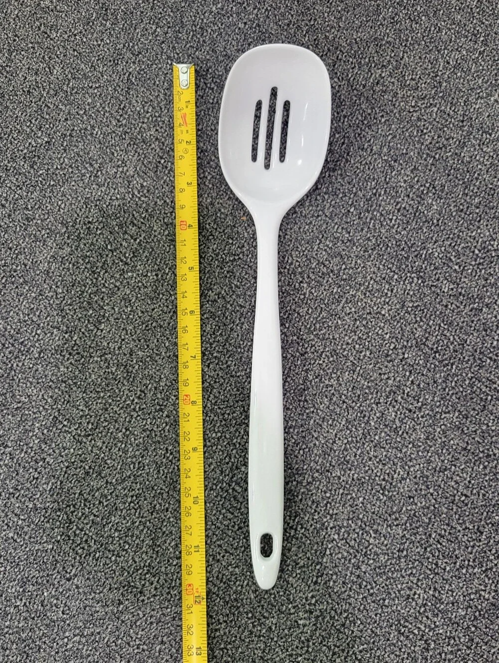 Vintage Melamine Ware Slotted Spoon white #806 China